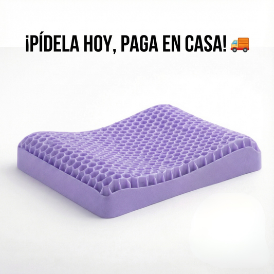 Almohada Cervical de Panal 3D Confort Anti-Dolores de Cuello